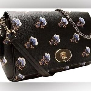 COACH Mini Bramble Rose F35909 Coated Canvas Crossbody/Shoulder/Clutch Bag